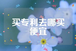 买专利去哪买便宜