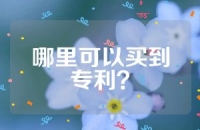 哪里可以买到专利？