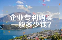 企业专利购买一般多少钱？