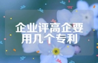 企业评高企要用几个专利