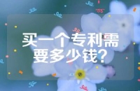 买一个专利需要多少钱？